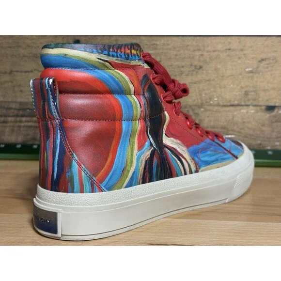 Givenchy X Multicolor Reaper City Print Sneakers Josh Smith 43/9.5-10 /W12  $850 - Picture 3 of 16